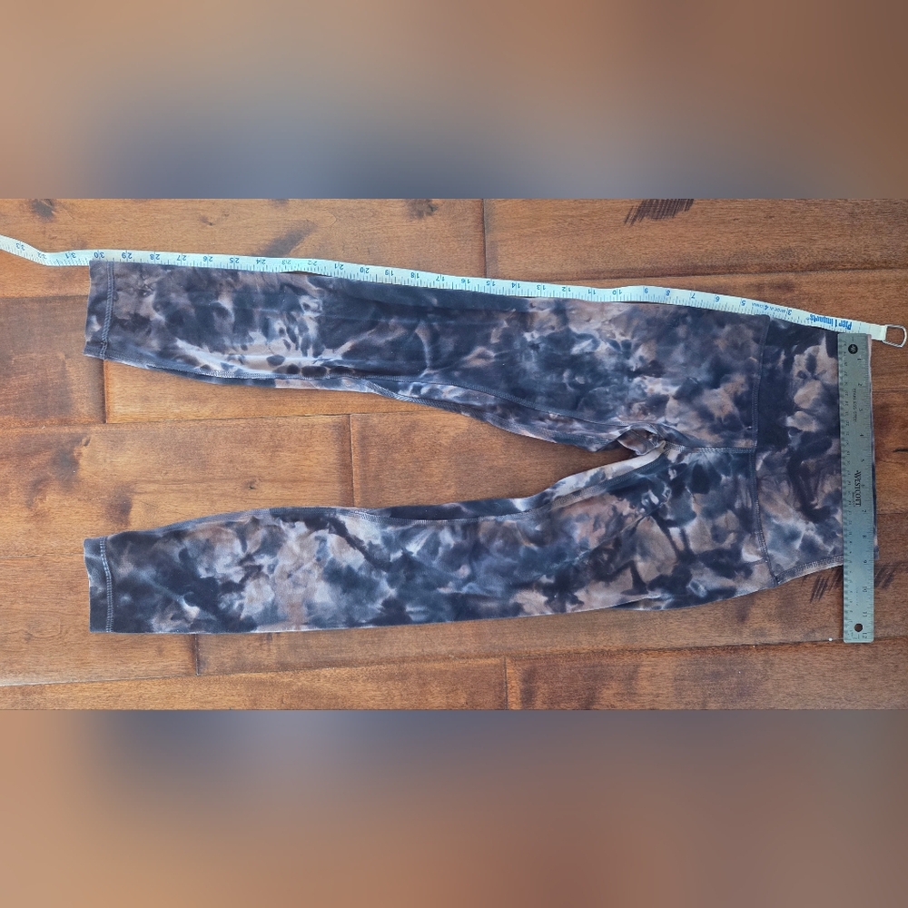 lululemon athletica Kids Tie-Dye Leggings - Black and Brown